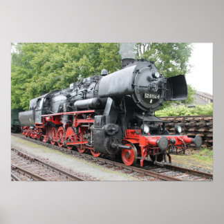 Poster Dampflok 52 8154