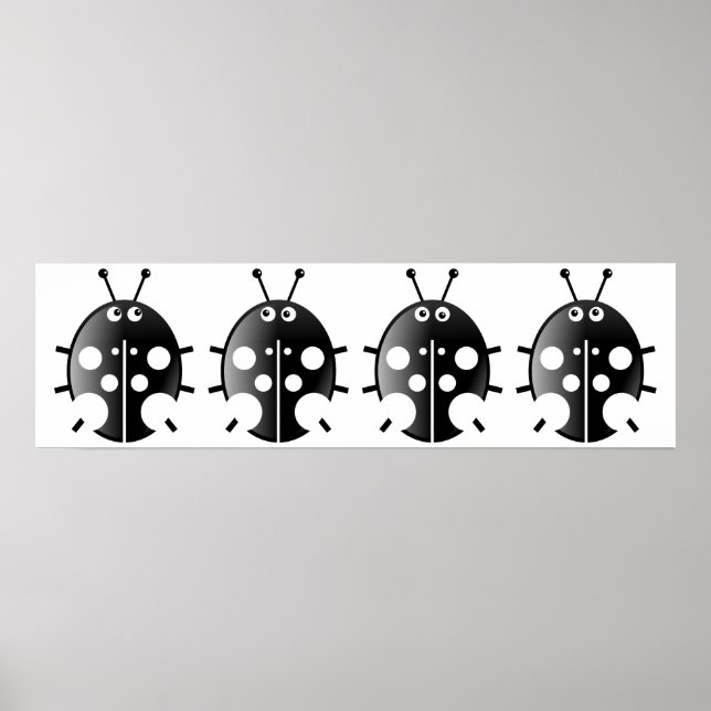 Póster Damybugs Pretos (Frente)