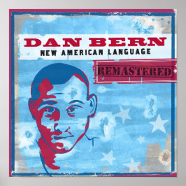 Poster Dan Bern New American Language Vinyl Art