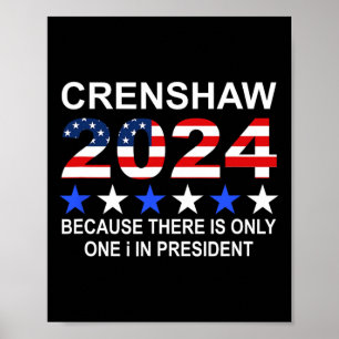 Poster Dan Crenshaw Eleição Presidencial 2024 4 de Julho 