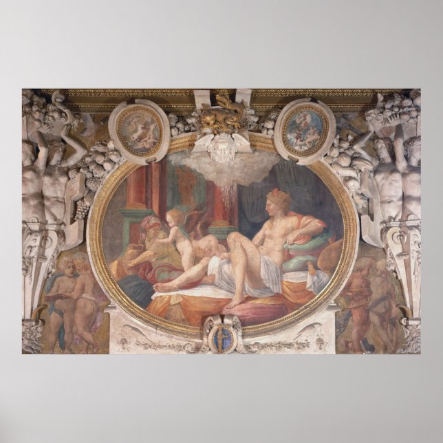 Poster Danae recebendo o Chá do Dourado (Frente)