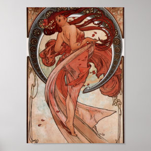 Poster Dança Alfons Mucha