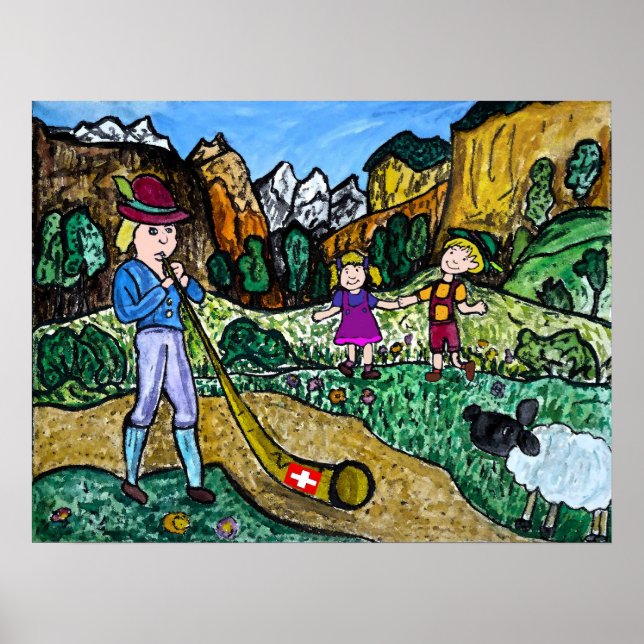 Poster Dança Alpen (Frente)