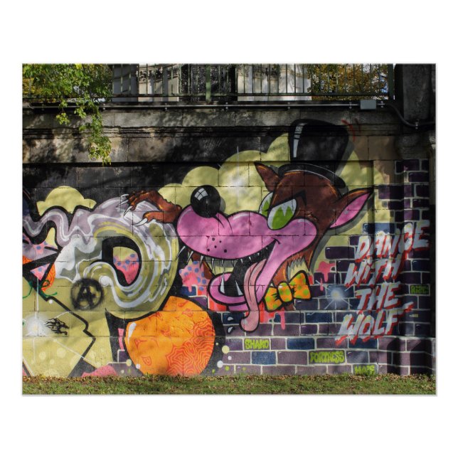 Póster Dança Com O Grafite Do Lobo (Frente)