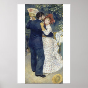 Póster Dança country por Pierre Renoir, Vintage Fine Art