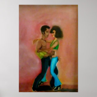 Poster Dança criada pelo artista Roger Bates