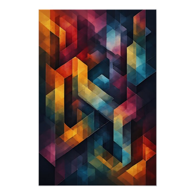 Póster Dança Cromática Moderna (Frente)