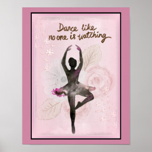 Póster Dança da bailarina
