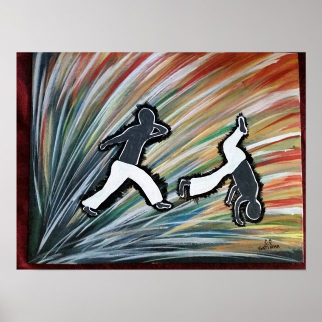 Poster dança da capoeira ginga doação (Frente)
