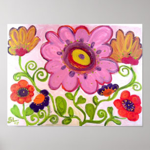Poster dança da flor