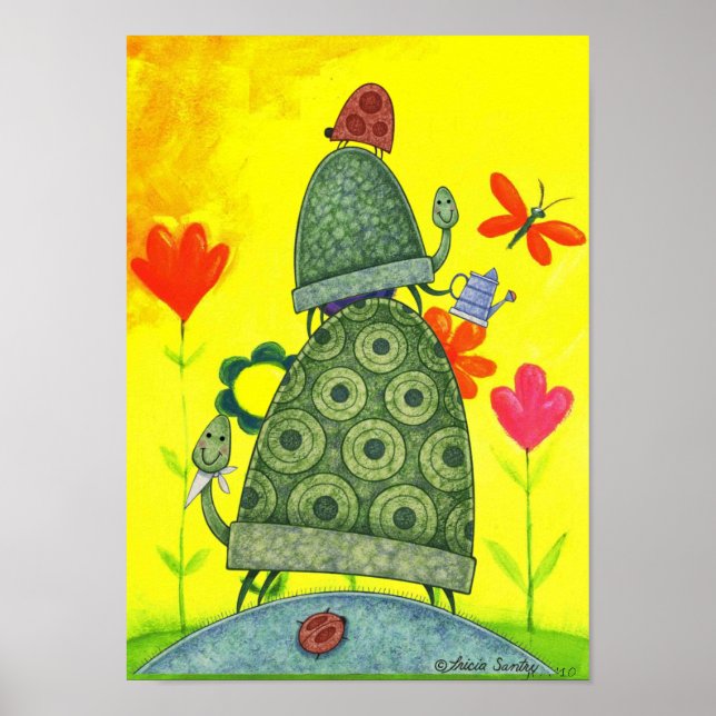 Poster Dança da Tartaruga (Frente)