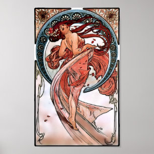 Póster Dança de Alfons Mucha 1898