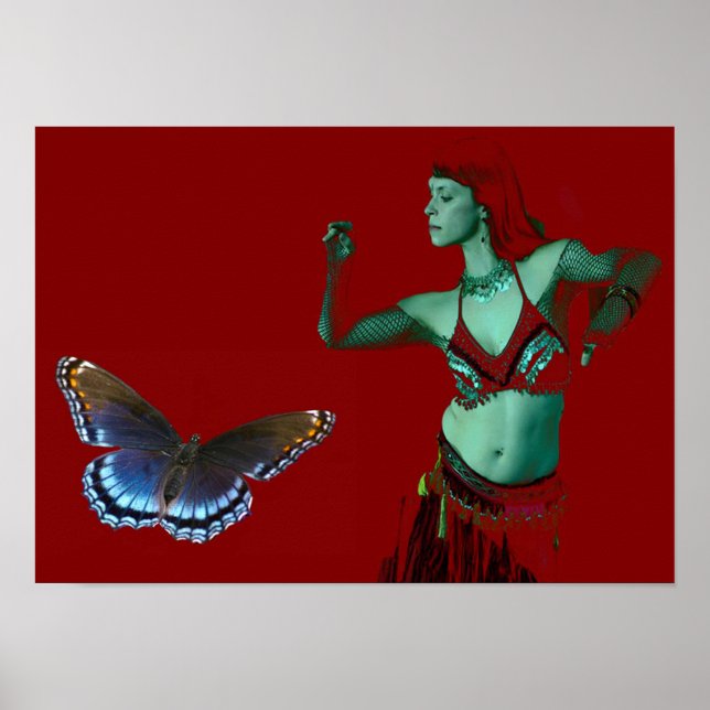 Poster Dança de borboletas (Frente)