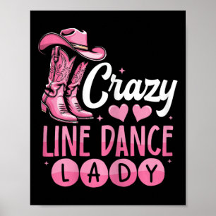 Poster Dança de Dança de Linha Maluca