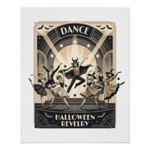 Póster Dança de Gala do Halloween