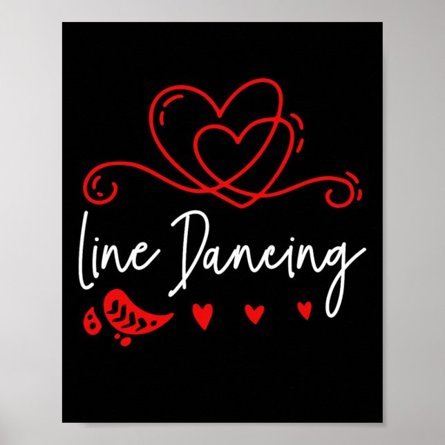 Poster Dança de linha dançante 1 (Frente)