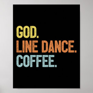 Poster Dança de Linha Dançante de Linha