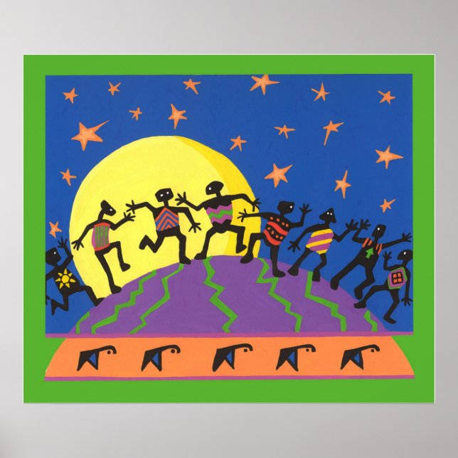 Póster Dança de meia-noite (Frente)
