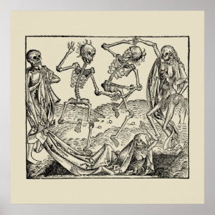 Poster Dança, de morto, Dance of macabre/
