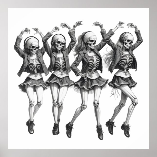 Poster Dança de Mulheres Mortais (Frente)