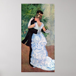 Poster Dança de Pierre-Auguste Renoir na cidade