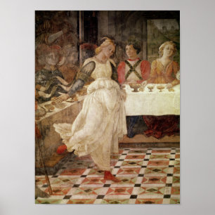 Póster Dança de Salome no banquete de Herod