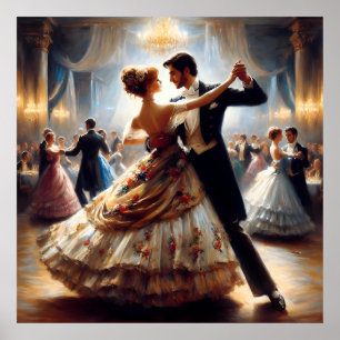 Poster Dança de Swing Dança de Salão Dançarino Dança