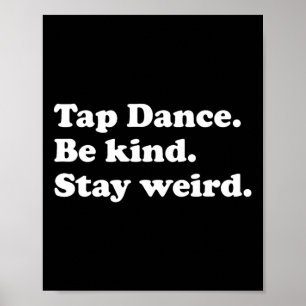 Poster Dança De Toque Engraçada Ou Dança De Tap Dançarino