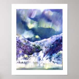 Poster Dança do Alasca Borealis