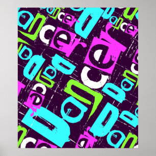 Poster Dança do dançarino do dançarino