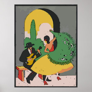 Póster Dança do Flamenco