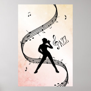 Poster Dança do jazz
