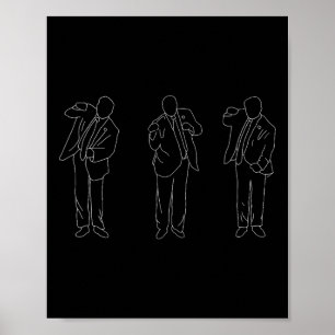 Poster Dança do Trump Engraçada