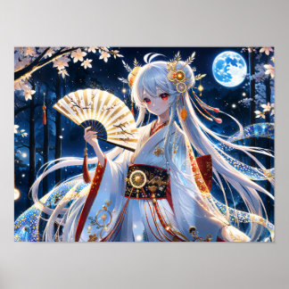 Poster Dança do ventilador à luz do sol