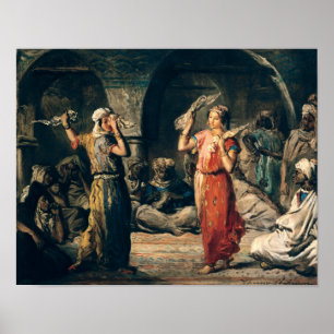 Póster Dança dos lenços, 1849
