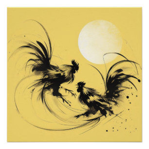 Póster Dança dos Roosters