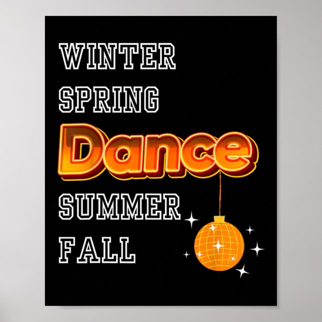 Poster Dança É Vida (Frente)