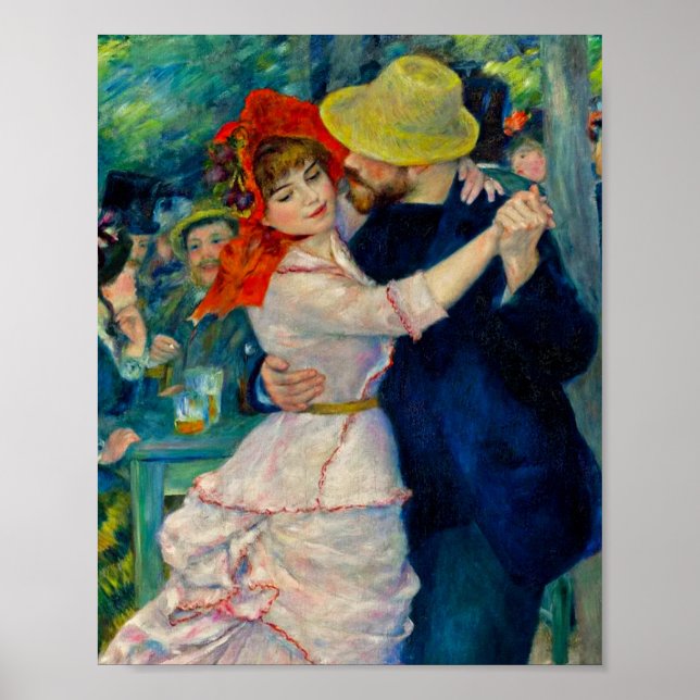 Poster Dança em Boudonal Pierre Renoir (Frente)