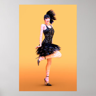 Póster Dança Flapper