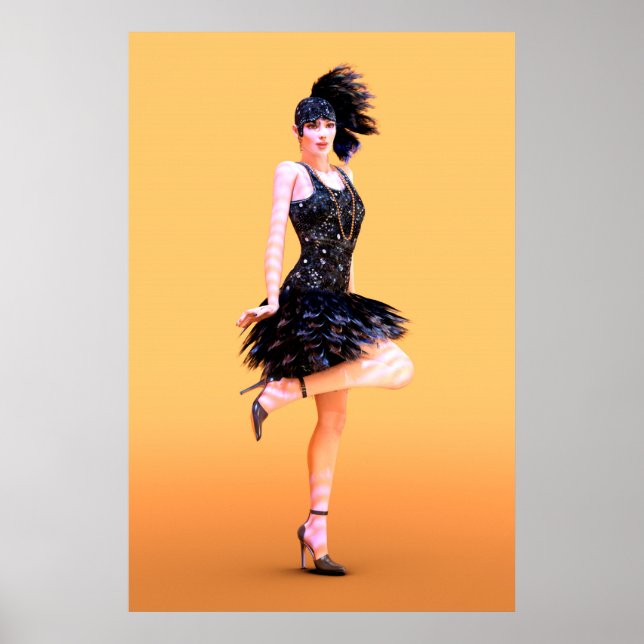 Póster Dança Flapper (Frente)