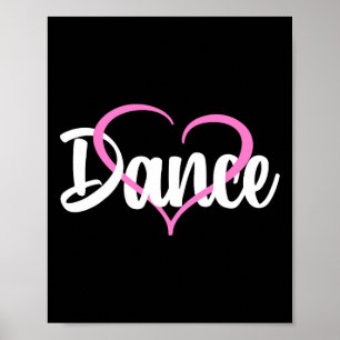 Poster Dança legal Para Mulheres Meninas Salão Lírico Hip