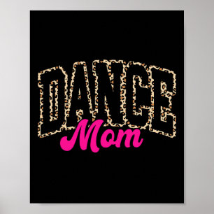 Poster Dança Mãe Leopardo Dançando Mãe Raparigas da Vida