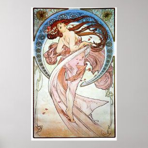 Póster Dança, Mucha