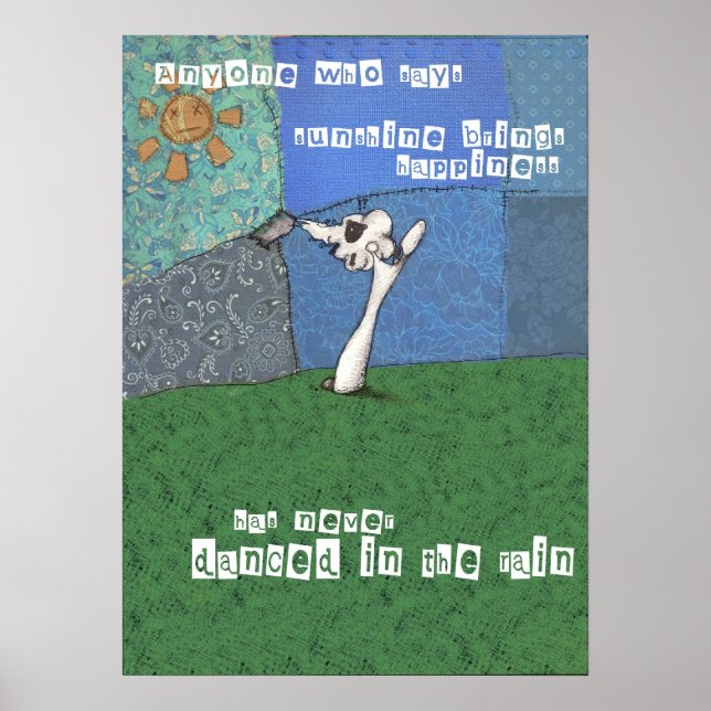 Poster Dança na Chuva (Frente)