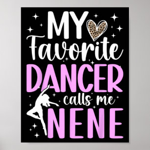 Poster Dança Orgulhosa Nene De Um Dançarino Nene Dançando