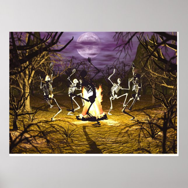 Poster Dança óssea (Frente)