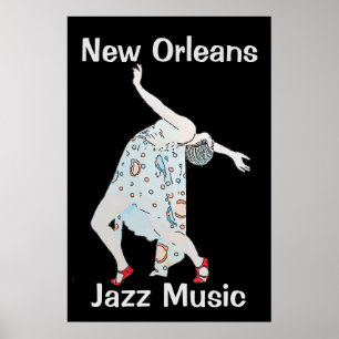 Poster Dança para Jazz 2018 Nova Orleans