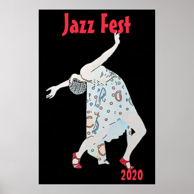 Poster Dança para Jazz 2020 (Frente)