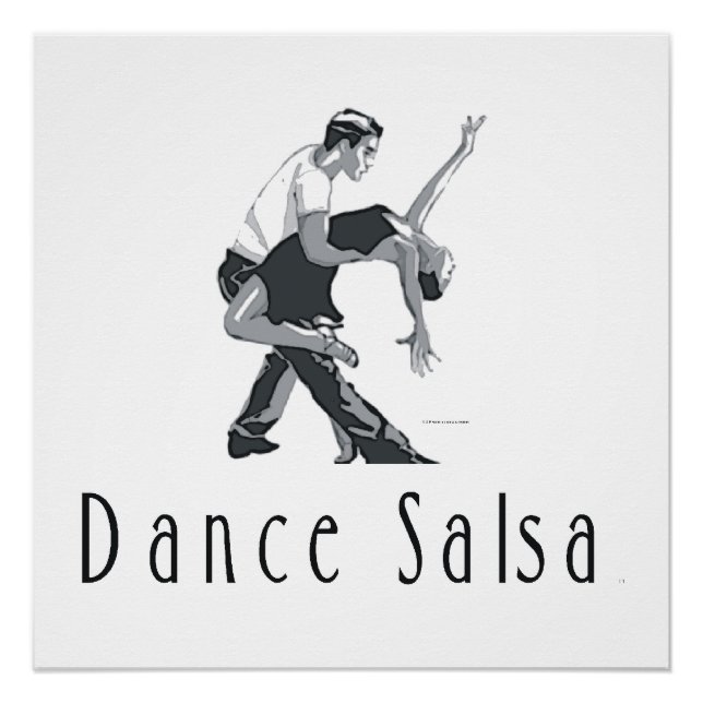 Póster Dança Salsa TOP (Frente)