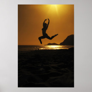 Poster Dança sunset